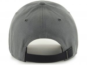 Liverpool 47 Brand MVP Baseball Cap Liverbird Crest Cap Charcoal Black