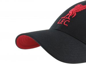 Liverpool 47 Brand Branson Mesh Baseball Cap Snapback Black Red