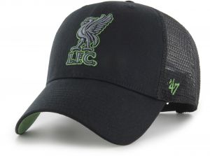 Liverpool 47 Brand Branson Mesh Baseball Cap Snapback Black Green