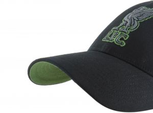 Liverpool 47 Brand Branson Mesh Baseball Cap Snapback Black Green