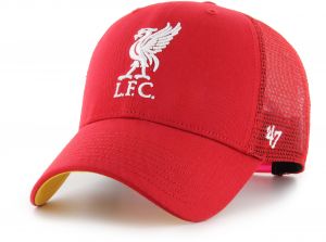 Liverpool 47 Brand MVP Kids Mesh Baseball Cap Snapback Red Yellow