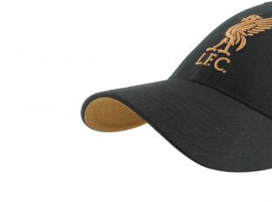 Liverpool 47 Brand Branson Mesh Baseball Cap Snapback Black Brown