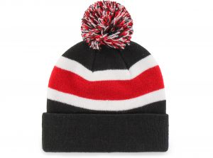 Liverpool 47 Brand Breakaway Cuff Liverbird Crest Pom Red Black White
