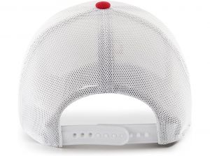 Liverpool 47 Brand Branson Mesh Baseball Cap Snapback White Red