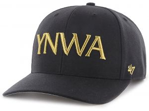 Liverpool 47 Brand MVP Baseball Cap Cold Zone Black Gold YNWA