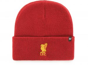 Liverpool 47 Brand Haymaker Cuff Beanie Red Gold