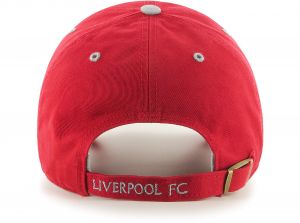 Liverpool 47 Brand Clean Up Relaxed Fit Cap Liverpool Crest Red