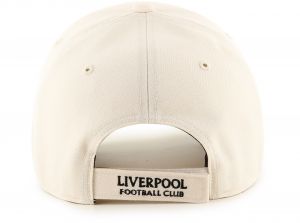 Liverpool 47 Brand MVP Baseball Cap Liverbird Crest Natural Black