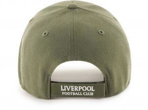 Liverpool 47 Brand MVP Baseball Cap Liverbird Crest Green White