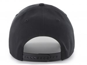 Liverpool 47 Brand MVP Baseball Cap Liverbird Crest Snapback Cap Black Red