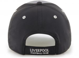 Liverpool 47 Brand Radial MVP Cap Liverbird Crest Black Grey