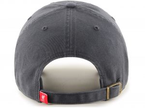 Liverpool 47 Brand Clean Up Relaxed Fit Cap Light Liverbird Charcoal Red