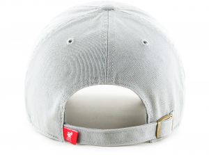Liverpool 47 Brand Clean Up Relaxed Fit Cap Light Liverbird Grey Red