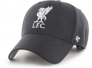 Liverpool 47 Brand MVP Baseball Cap Liverbird Crest Cap St George Flag Black
