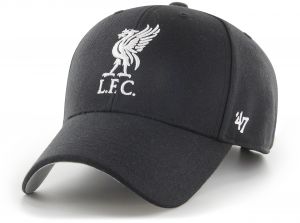 Liverpool 47 Brand MVP Baseball Cap Liverbird Crest Cap German Flag Black