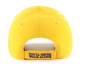 Liverpool 47 Brand MVP Baseball Cap Liverbird Crest Yellow Gold Sweden 75