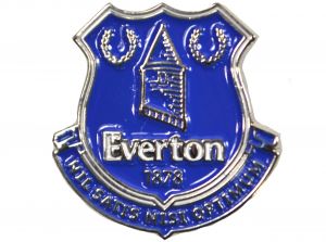 Everton Crest Pin Badge Blue