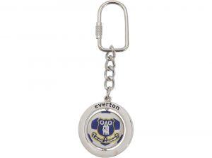 Everton Football Spinner Keyring