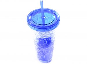 Everton Freezer Cup With Straw