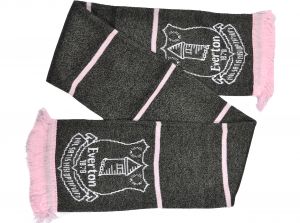 Everton Grey Pink Marl Scarf