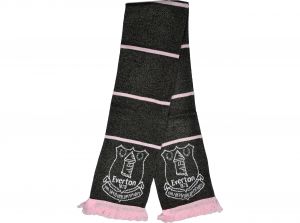 Everton Grey Pink Marl Scarf