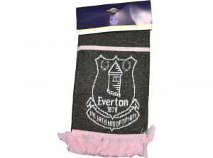 Everton Grey Pink Marl Scarf
