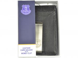Everton Leather Money Clip Wallet