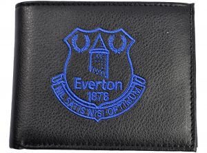 Everton PU Leather Embroidered Bi Fold Wallet