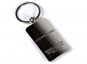 FC Barcelona Rectangle Keyring