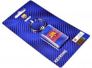 FC Barcelona Rectangle Keyring