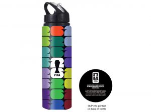 FIFA 750ml Aluminium Multicoloured Bottle