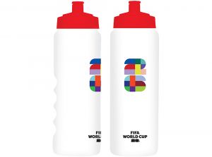 FIFA 750ml White Plastic Bottle