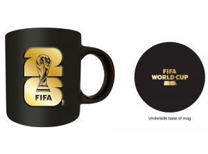 FIFA World Cup Crest 12oz Mug Embossed Metallic Badge