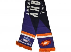 Frankfurt Galaxy ELF Stripe Supporters Scarf Purple Orange Navy White
