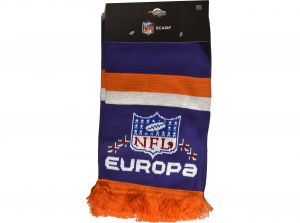 Frankfurt Galaxy ELF Stripe Supporters Scarf Purple Orange Navy White