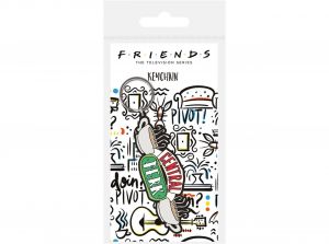 Friends Central Perk Sketch Pvc Keychain Polybag