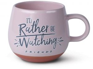 Friends Rather Be Watching Round Mug 13 Oz Boxed Mug