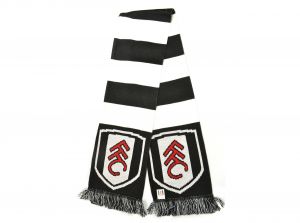 Fulham Bar Scarf Black White