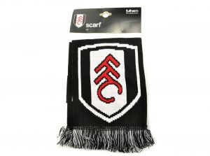 Fulham Bar Scarf Black White