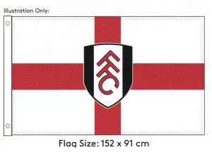 Fulham International Flag White