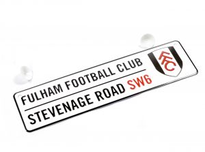 Fulham Embossed Metal Window Street Sign