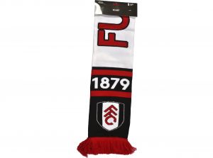 Fulham Nero HDF Scarf White Red Black