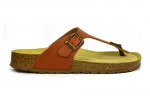 Sanosan Geneve Sano Flor Brown Womens Designer Thong Sandals