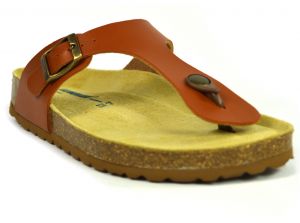 Sanosan Geneve Sano Flor Brown Womens Designer Thong Sandals