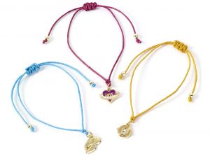 Harry Potter Golden Snitch Love Potion and Time Turner Friendship Bracelet Set