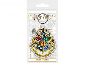 Harry Potter Hogwarts Crest Rubber Keyring