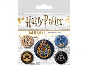 Harry Potter Hogwarts Badge Pack