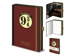 Harry Potter Platform 9 and Three Quarter A5 Premium Notebook Elastic Strap