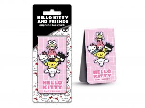 Hello Kitty and Friends Pink Magnetic Bookmark