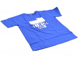 Inspire The Artist You Football Stud Blue Kids T Shirt 11 12 Y